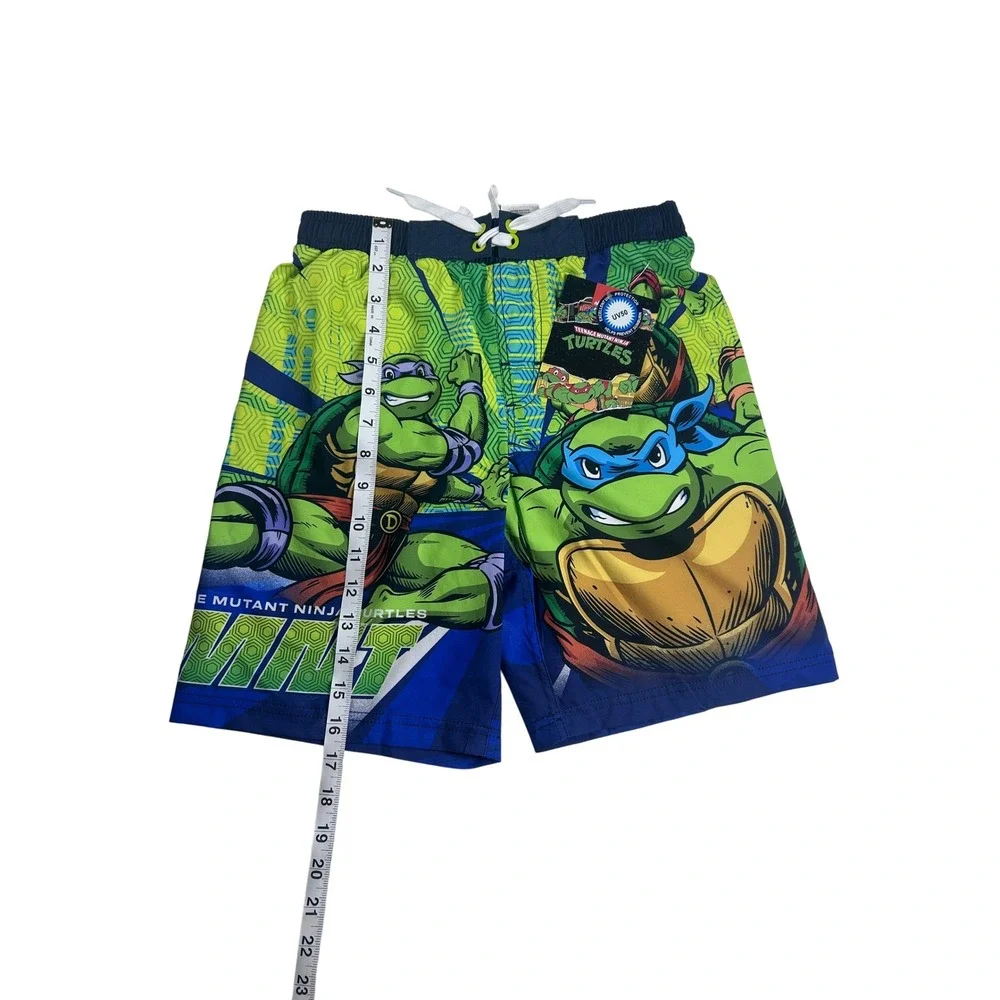 Nickelodeon Teenage Mutant Ninja Turtles Swim Trunks‎ Shorts Boy's L 10/12 NEW